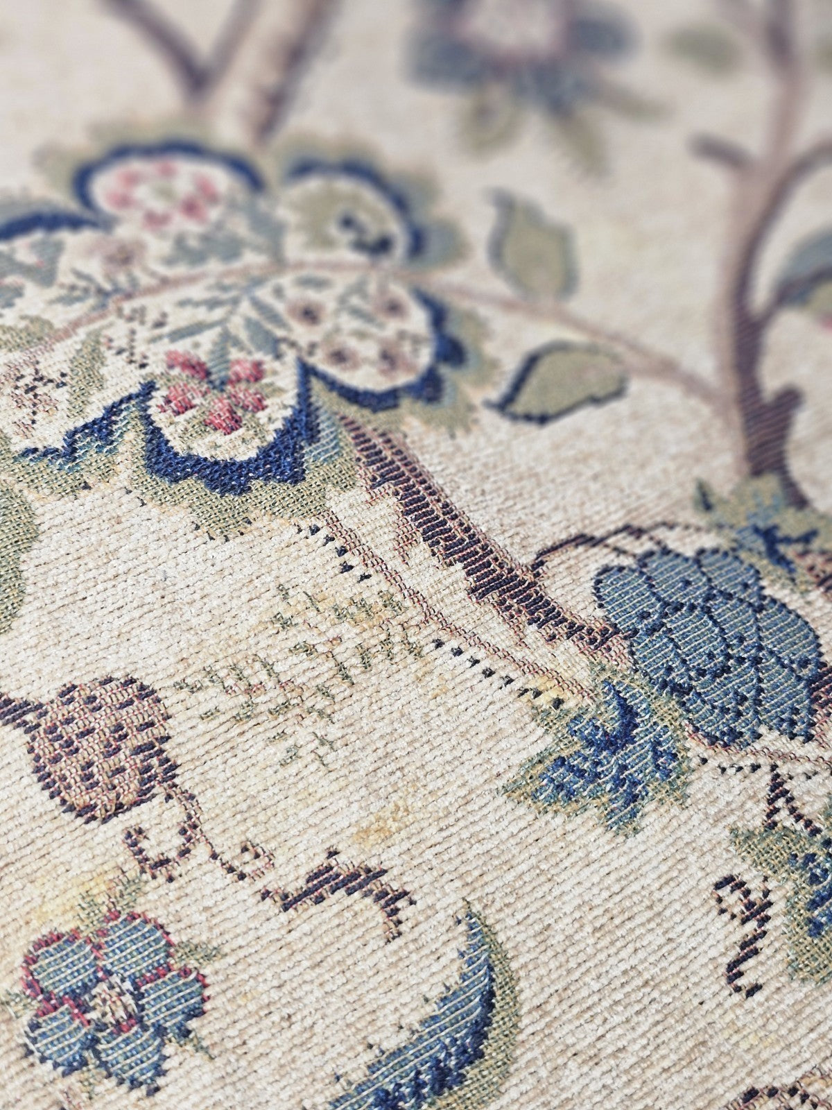 Martha Stewart Everyday Earth Tone Floral Table Runner 69"x13"