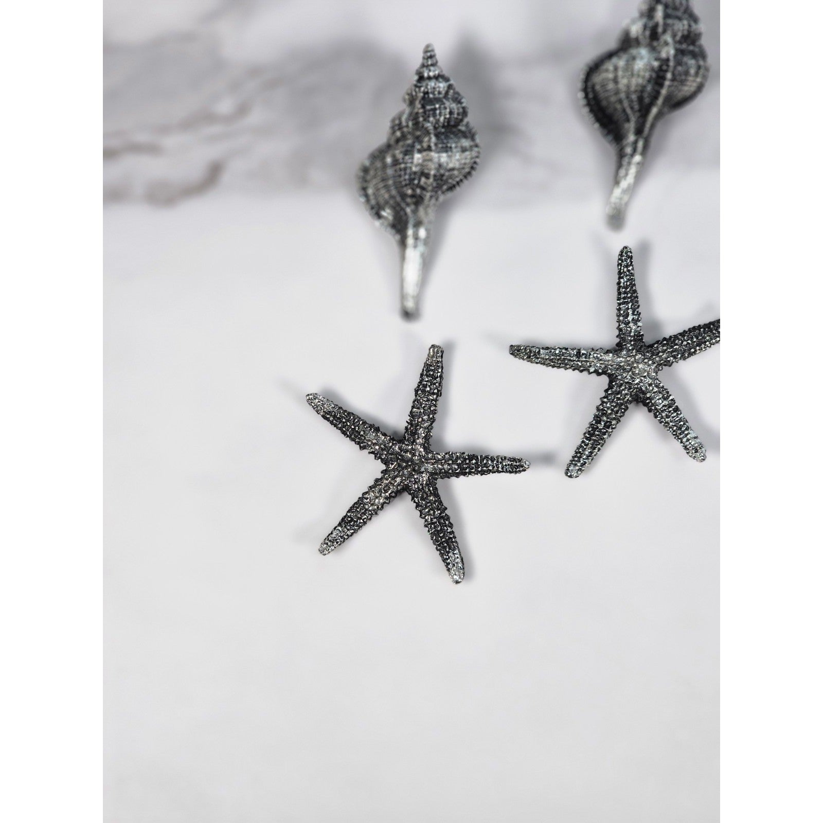 Set of 8 Sea Life Table Decor Sand Dollar Starfish Shell Coastal Decor