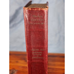 Vintage Red Hardcover Dictionary Volume Two Buck Mark to Zymurgy