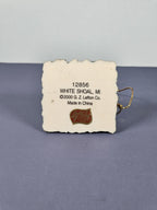 2000 Lefton White Shoal, MI Lighthouse Christmas Ornament 12856