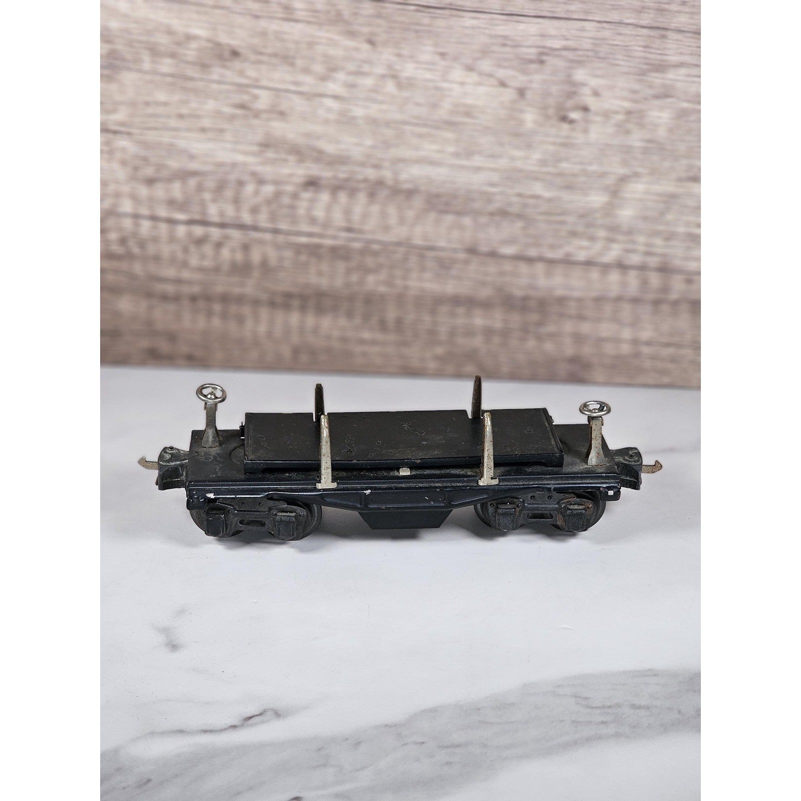 Vintage Lionel 3651 Log Car O Gauge Prewar Train With Original Box
