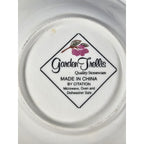 Vintage Citation Garden Trellis Stoneware Bowl 7.5" Farmhouse