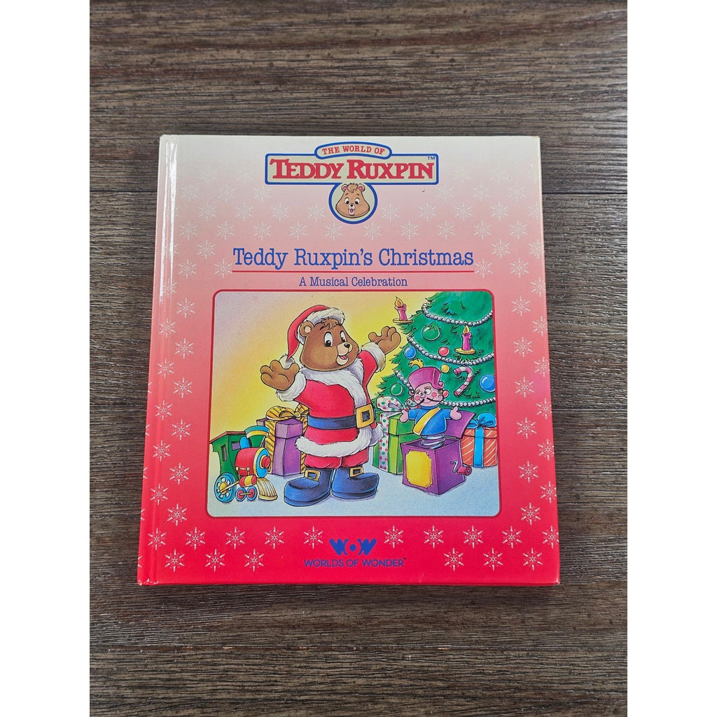 Teddy Ruxpin Christmas Book 1986 Musical Celebration Hardcover