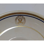 Homer Laughlin US Navy Saucer Plates Set of 2 Vintage USN China
