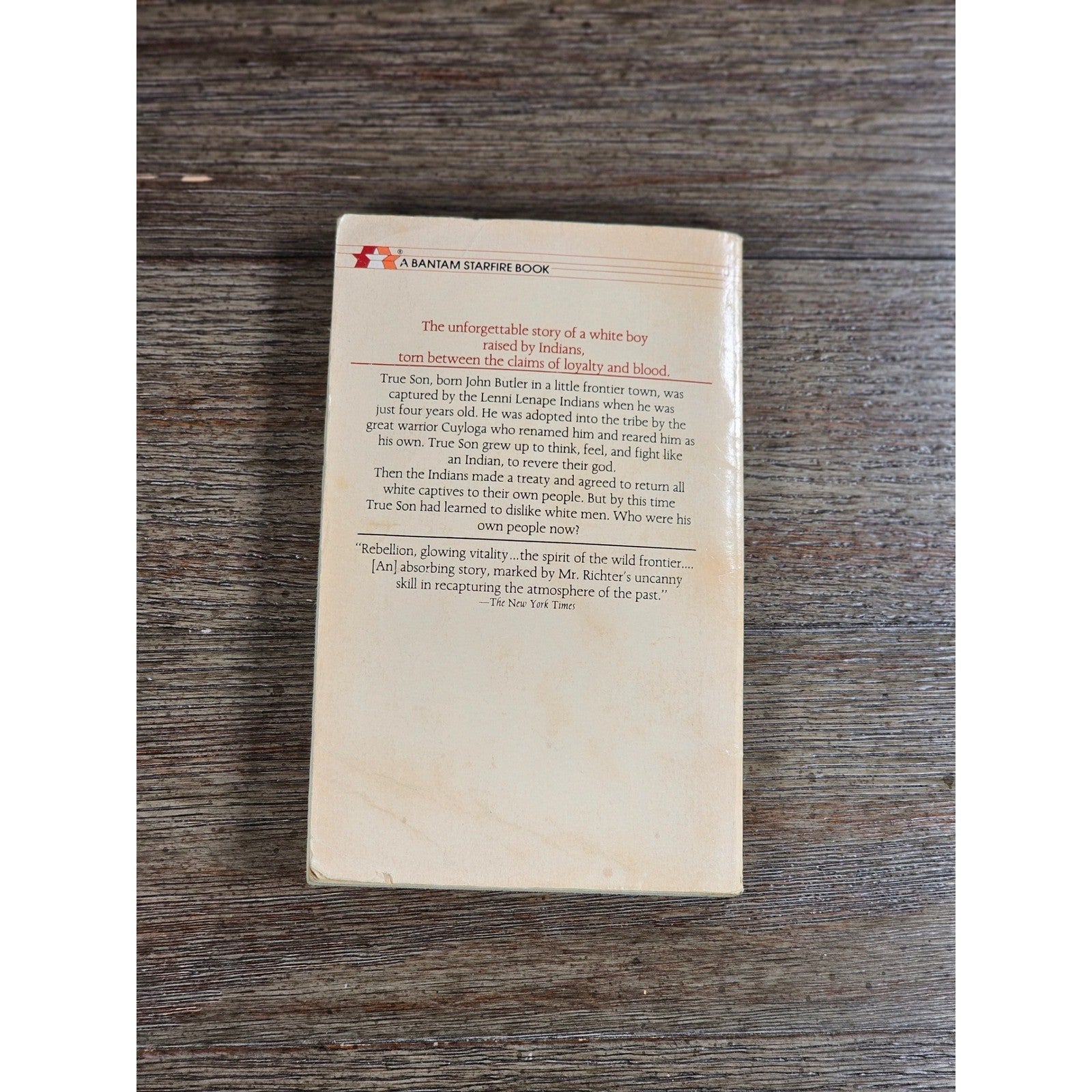 The Light in the Forest Conrad Richter Bantam 1968 Paperback