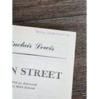 Main Street by Sinclair Lewis Vintage 1961 Signet Classic Paperback