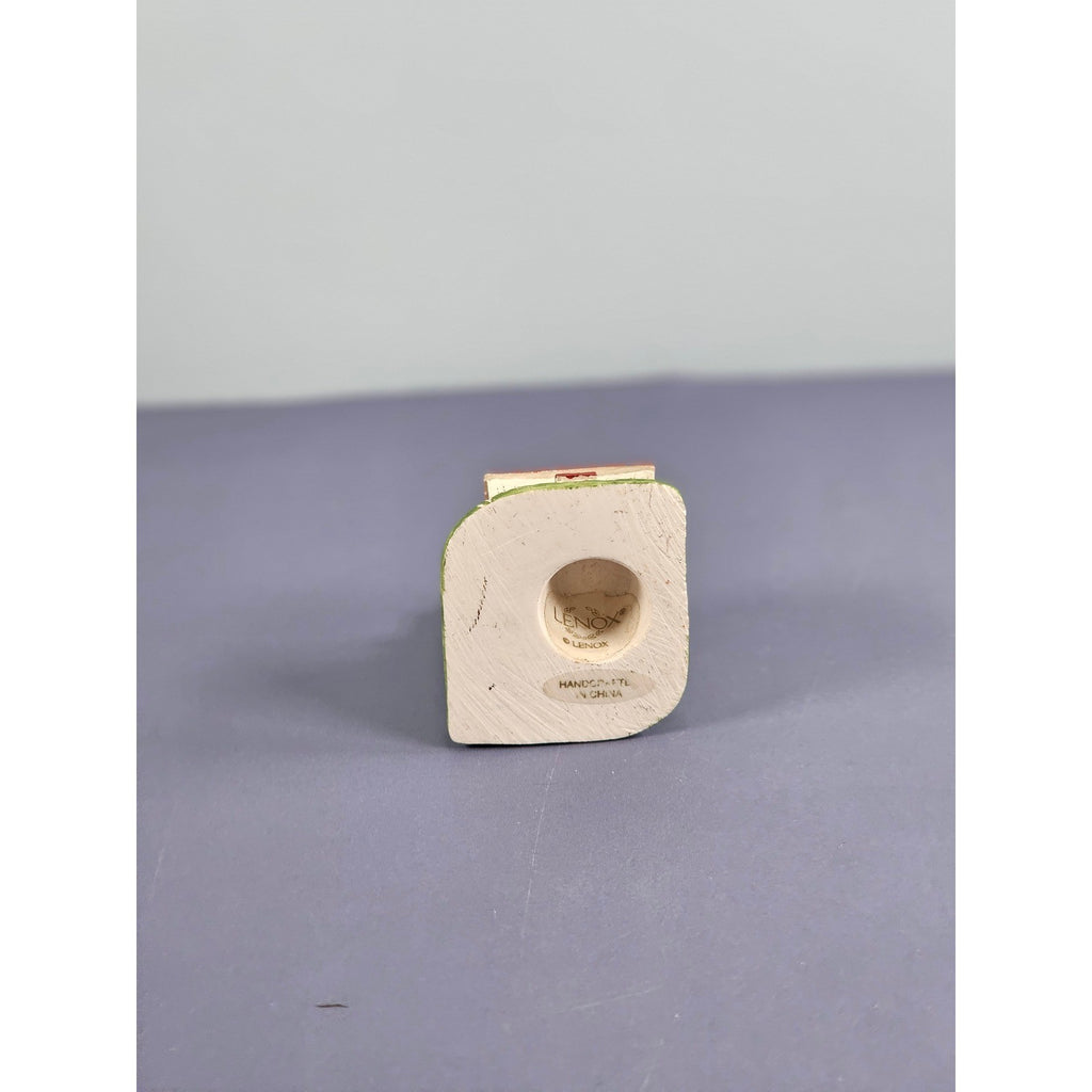 Vintage Rose Island Lighthouse Thimble Miniature Nautical Souvenir