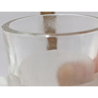 Vintage Frosted Espresso Shot Glasses With Handles Set of 2