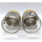 Vintage Walt Disney Mickey & Minnie Mouse Salt & Pepper Glass Shaker Set