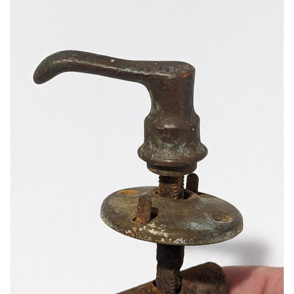 Antique Bronze Door Knob Latch Set 19th Century Hardware