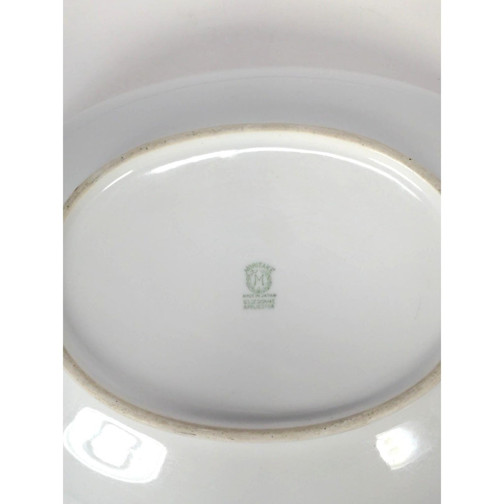 Noritake Covered Casserole Dish Gold Rim Serving Bowl Japan 8.25"