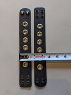 Lot Of 2 Perri's Leather Wrist Straps 10 1/2" X 1 1/2"