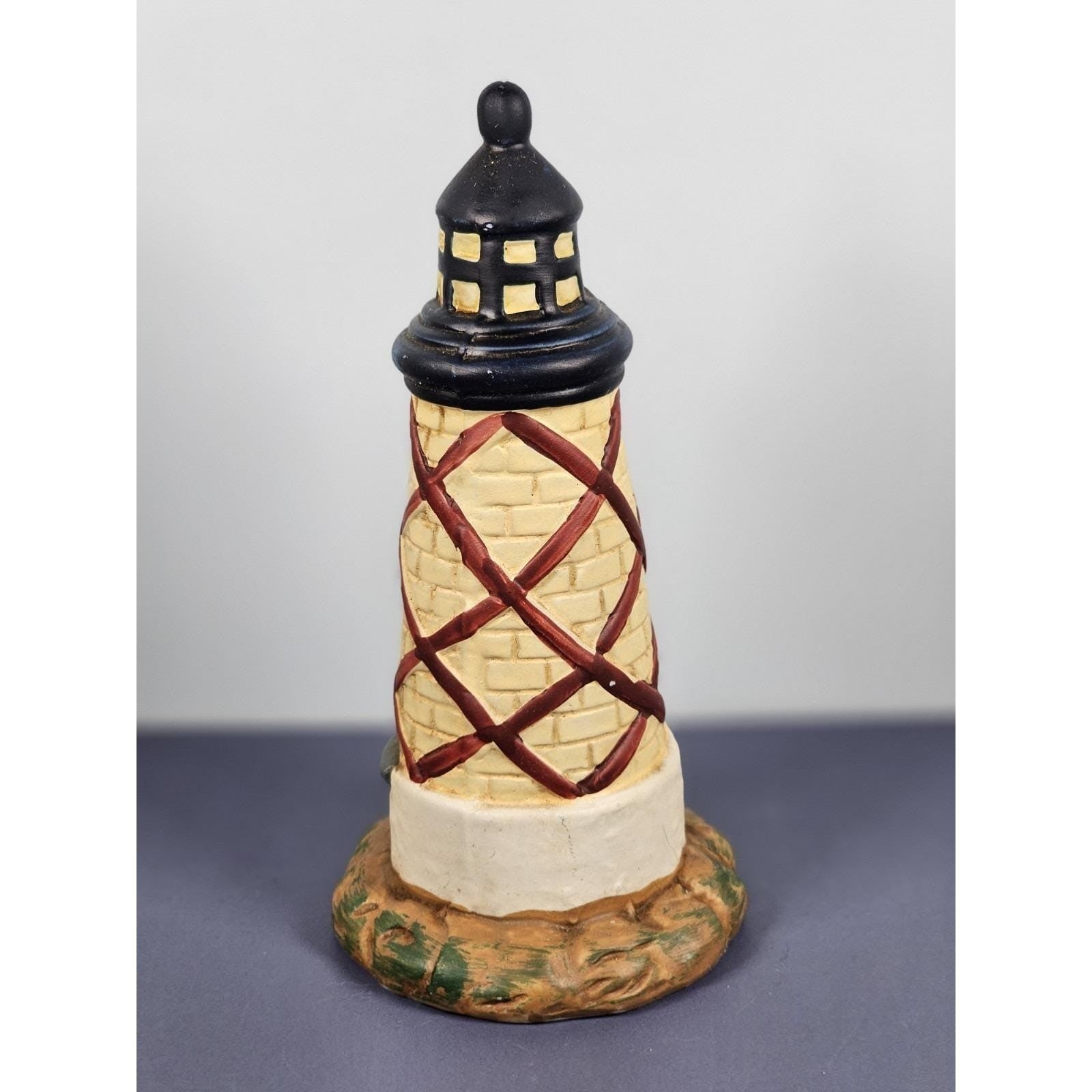 KS Collection Lighthouse Figurine Red Diamond Nautical Decor