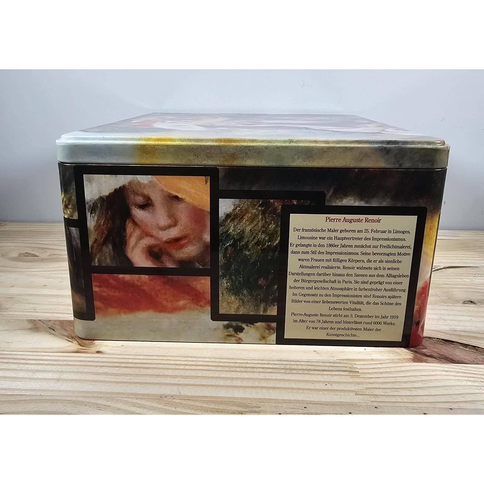 Lebkuchen Schmidt Renoir Tin Box Pierre Auguste Vintage