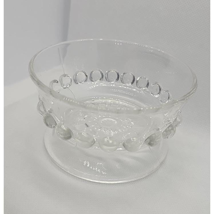 Vintage Clear Glass Sundae Dish Footed Ice Cream Dessert Cup