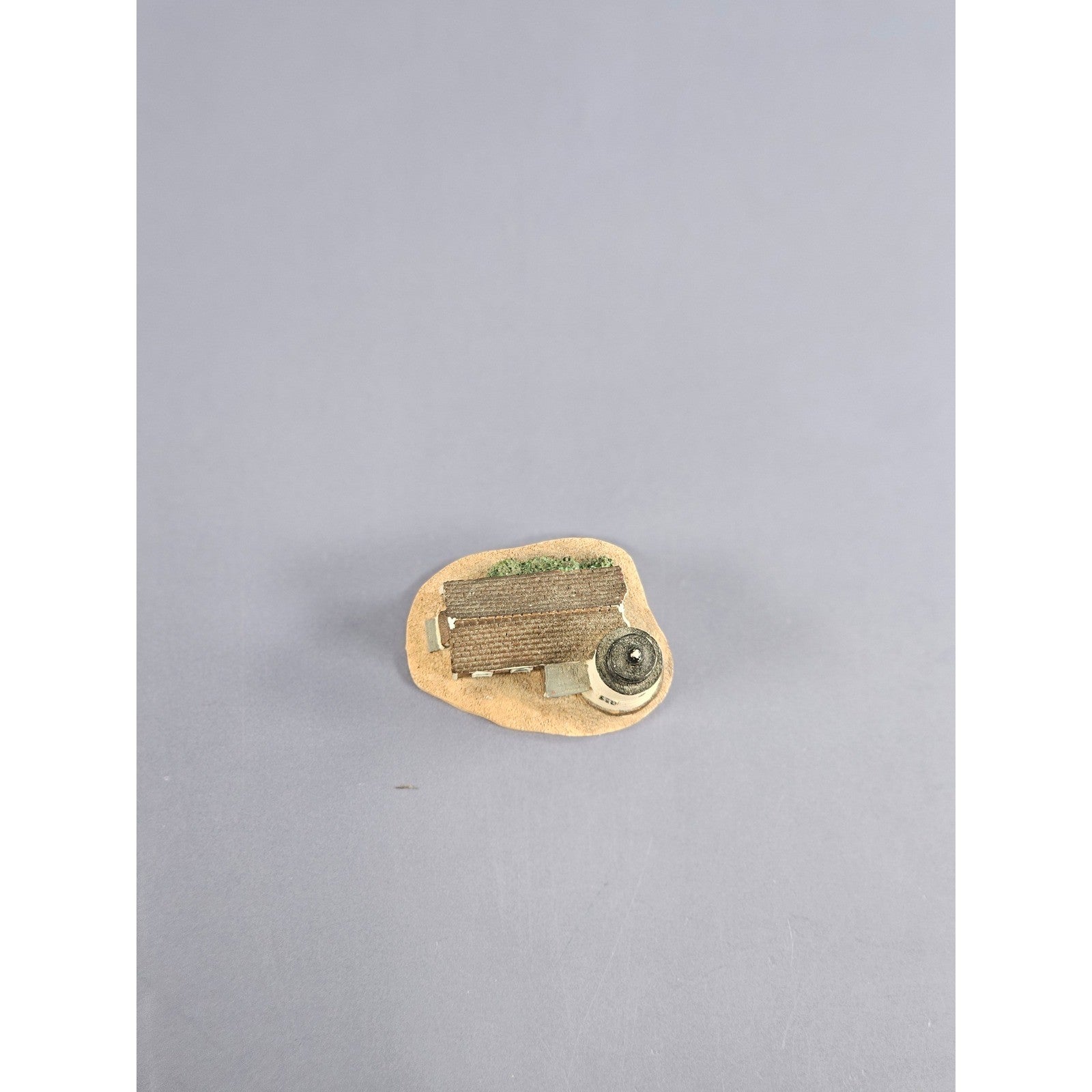 Vintage Lighthouse Thimble Miniature Coastal Souvenir – Chipped Roof