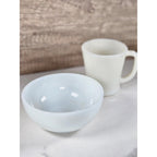 Vintage Anchor Hocking Milk Glass Mug & Bowl Set | Classic White