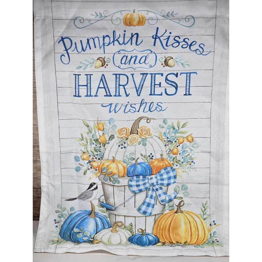 Autumn Fox Birdhouse and Garden Flag Set Rustic Fall Yard Decor