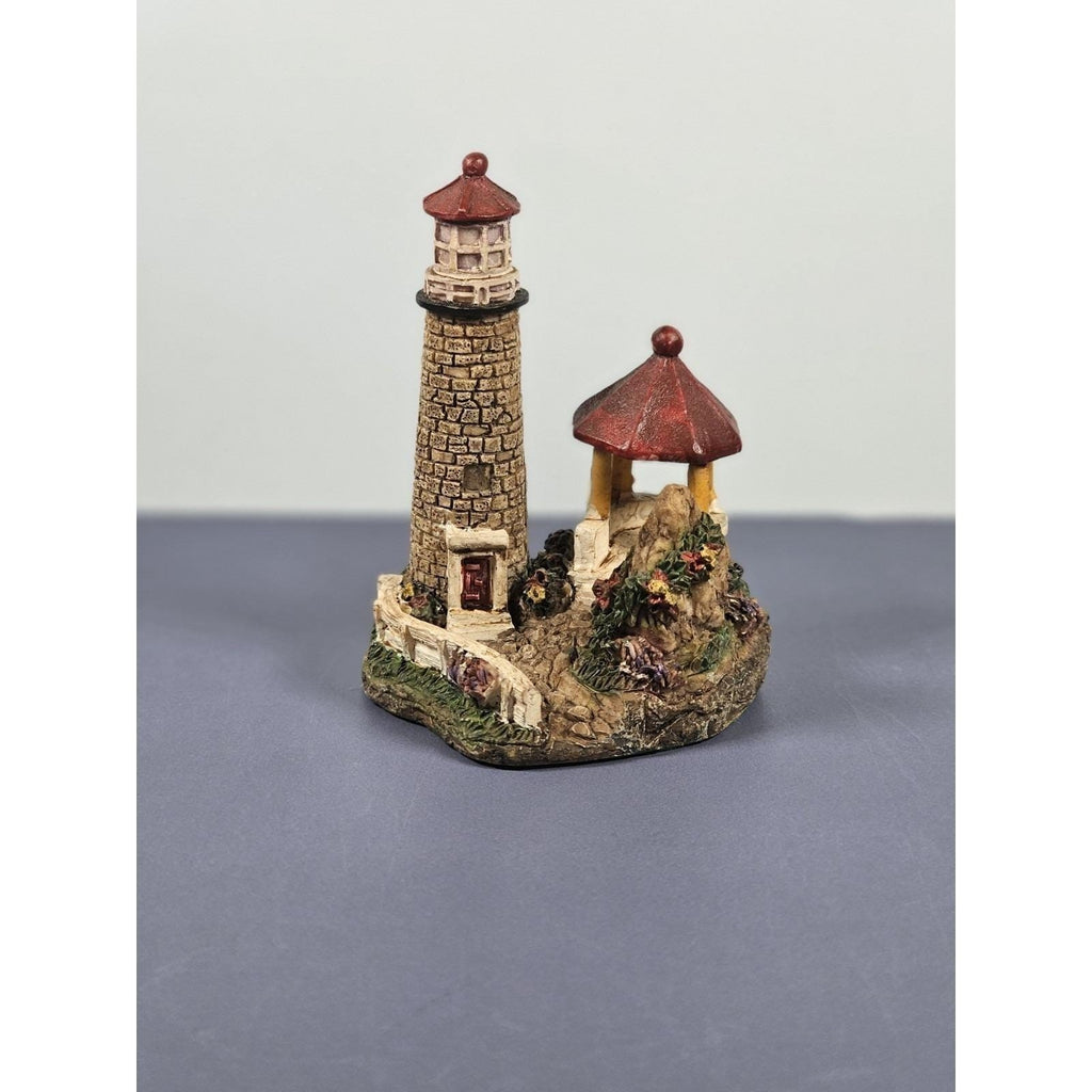K's Collection Lighthouse Figurine Gazebo 1990s Coastal Decor