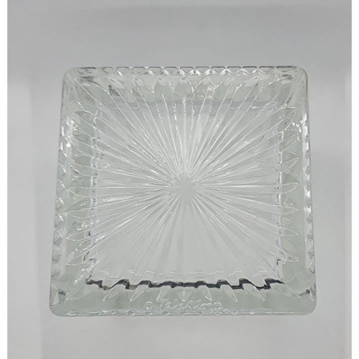Vintage Mikasa Crystal Baby Keepsake Box BABY Glass Memory Box