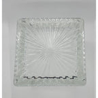 Vintage Mikasa Crystal Baby Keepsake Box BABY Glass Memory Box