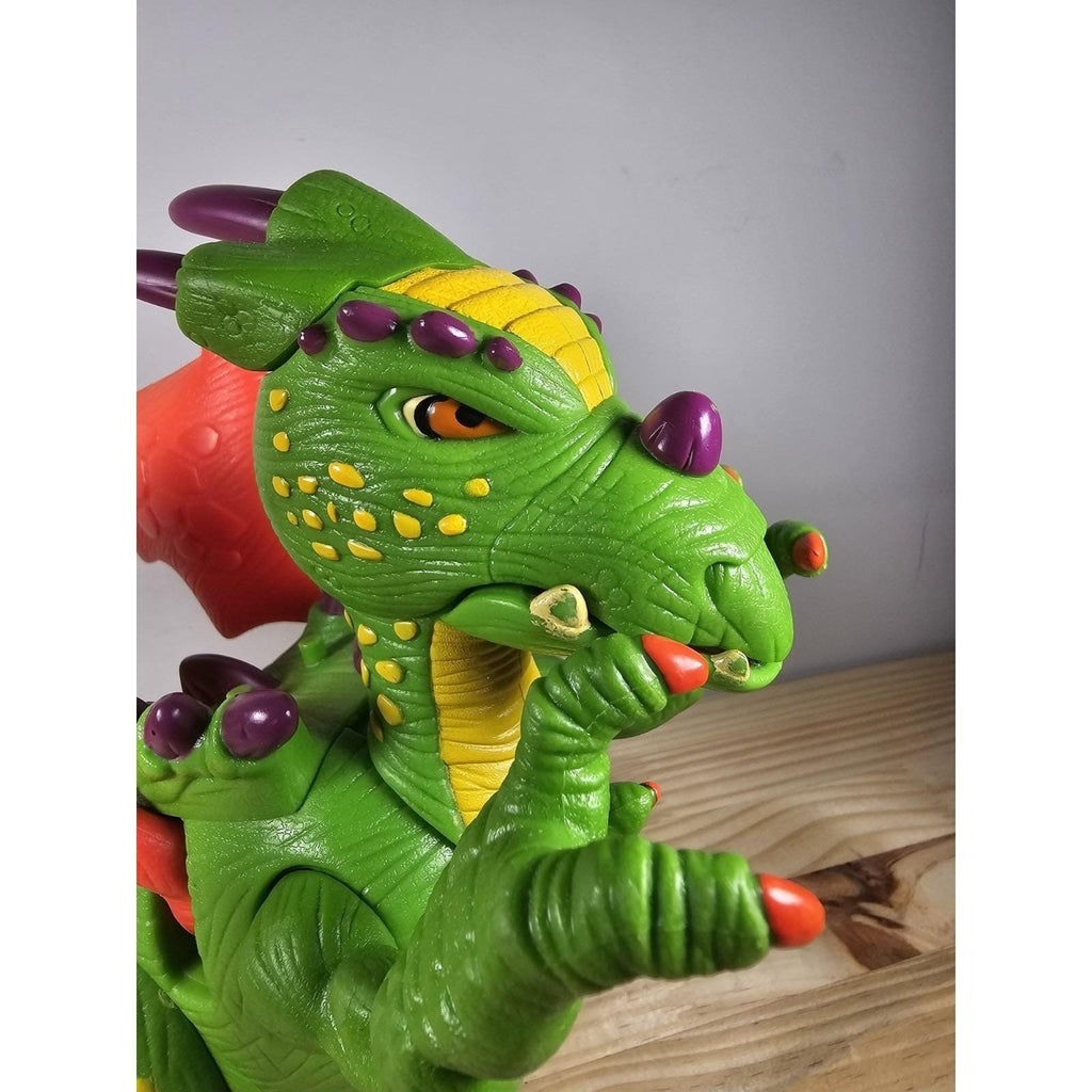 Imaginext Green Dragon 2005 Mattel Deluxe Dragon Light Sound Toy