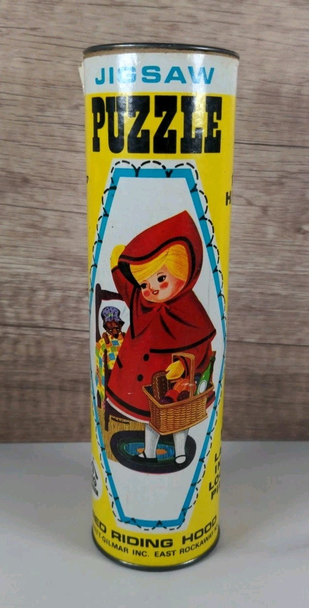 Vintage Harrett Gilmar Little Red Riding Hood 50-Piece Puzzle #417
