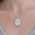 Vintage Sacred Heart & Our Lady of Mt Carmel Medal Pendant