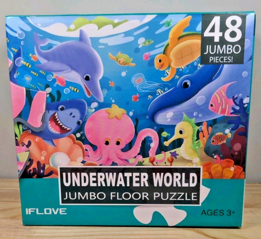 Underwater World Jumbo Floor Puzzle 48 Pieces