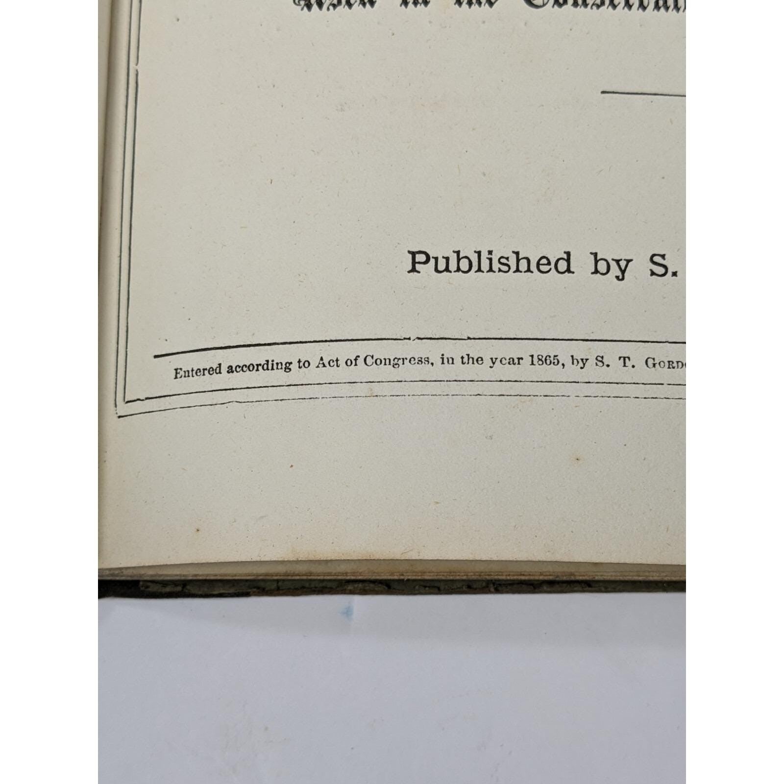 Antique 1865 Technical Studies for the Piano Forte Music Book