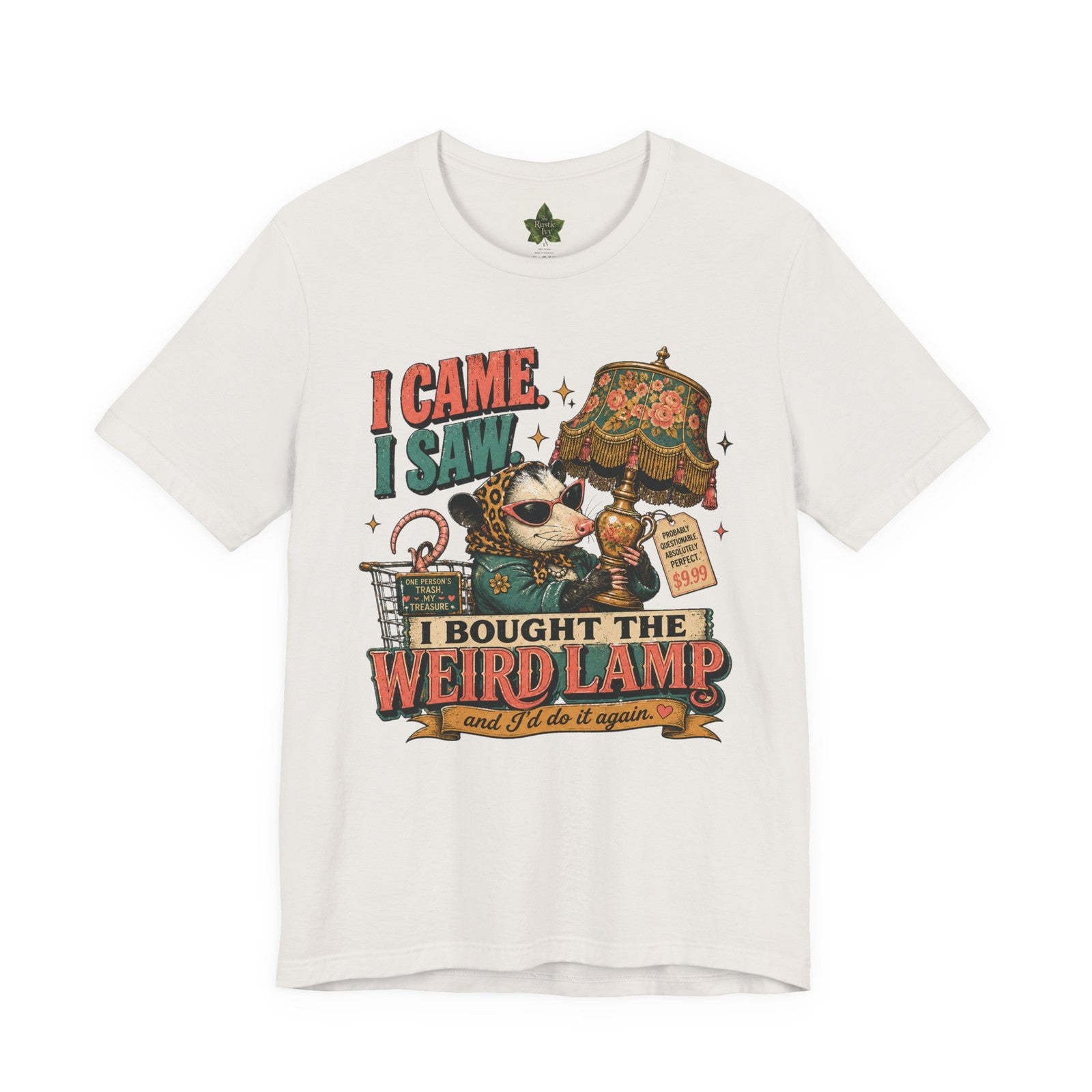Weird Lamp Possum Shirt, Antique Mall Thrifting Tee