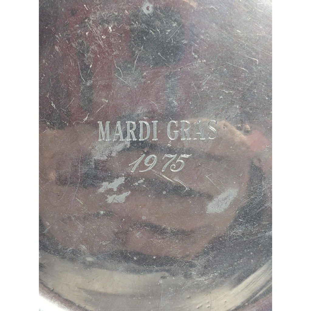 Wilton Columbia Pewter Mardi Gras 1975 Plate 6.5 Inch