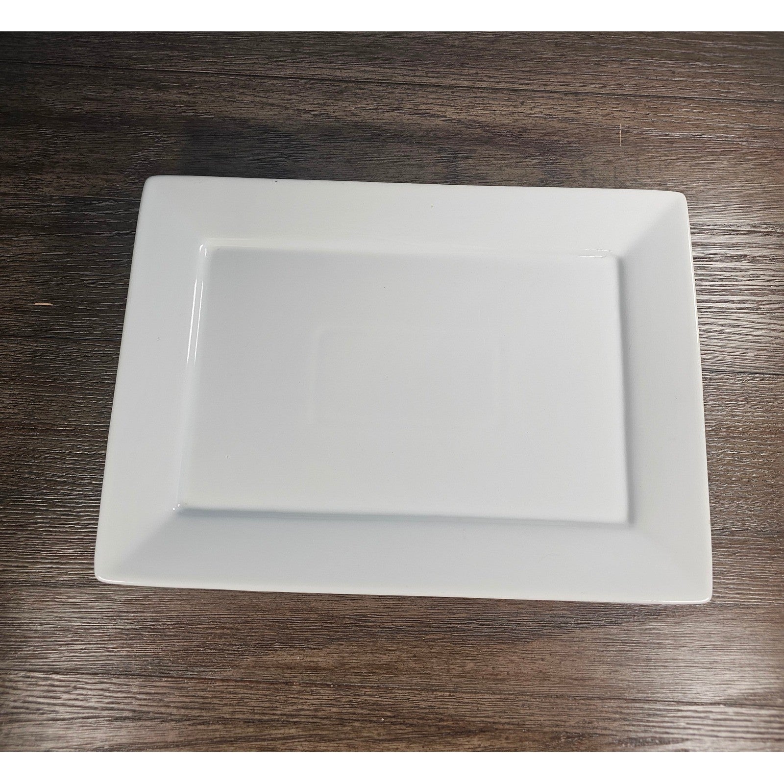 Better Homes & Gardens White Rectangular Serving Platter 14.5 Inch