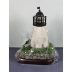 Lefton Wolf Island Lighthouse Lost Lights w/ Tin Box COA
