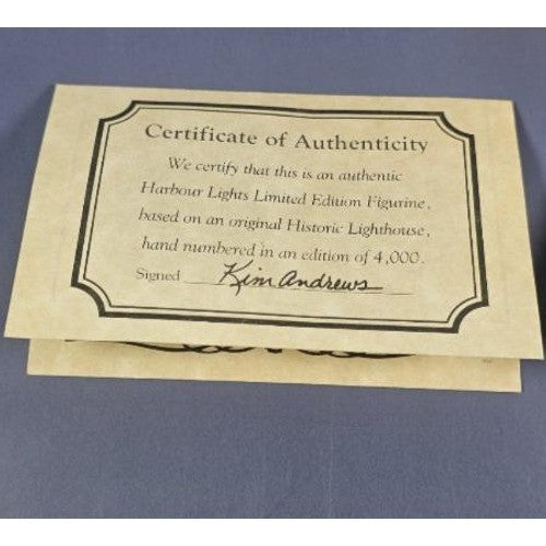 Harbour Lights Panama Canal Lighthouse Set of 2 Limited Edition