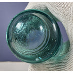 Vintage Hemingray No 12 Glass Insulator Aqua Blue 1893 Patent