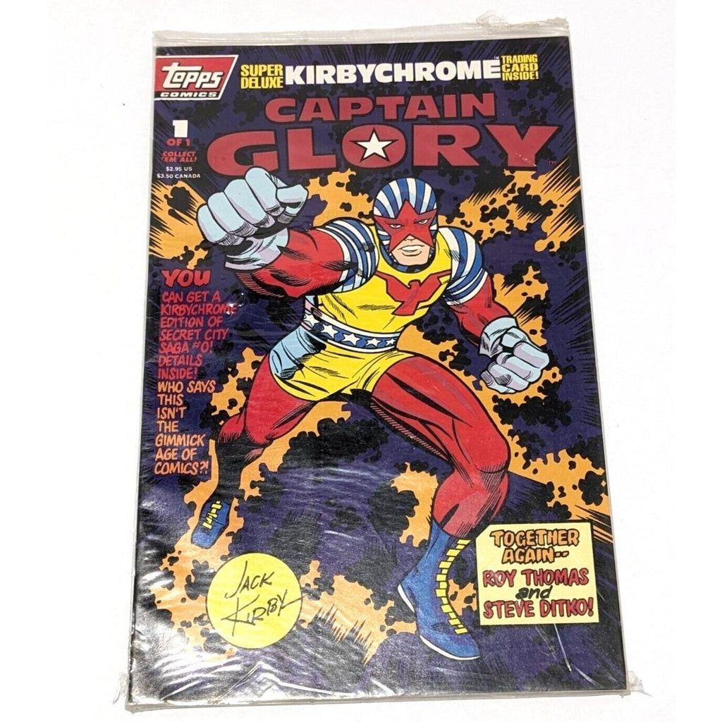 Captain Glory 1 Comic Roy Thomas Steve Ditko Kirbychrome Card