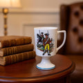 Vintage Fred Roberts Colonial Soldiers Mug Revolutionary War Footed Cup