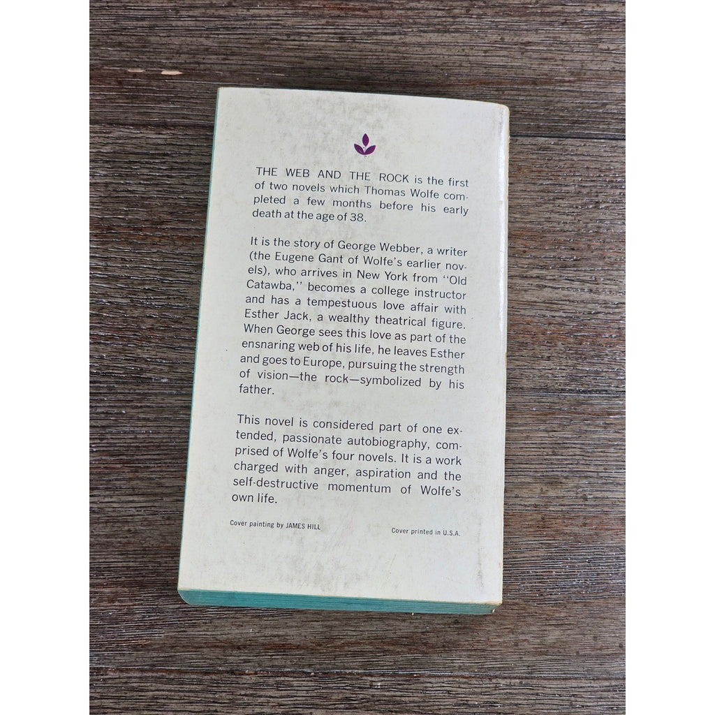 The Web and the Rock Thomas Wolfe 1960 Dell Paperback Vintage