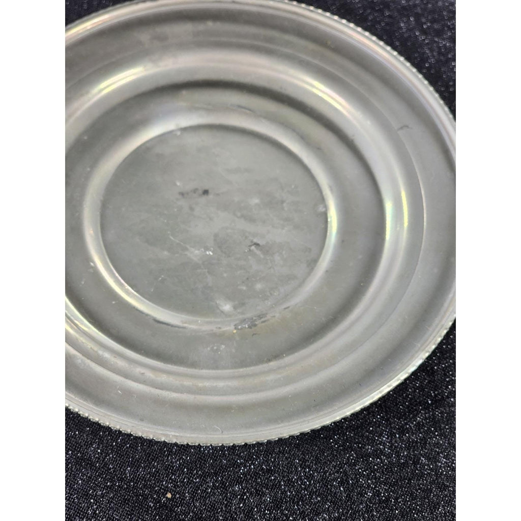 Vintage Buenilum Hammered Aluminum Plate Mid Century Modern 6.5 Inch