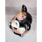 Vintage Minnie Mouse Ceramic Coin Bank Disney Collectible Missing Plug