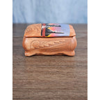 Vintage Hand-Painted Southwest Trinket Box Desert Landscape Signed