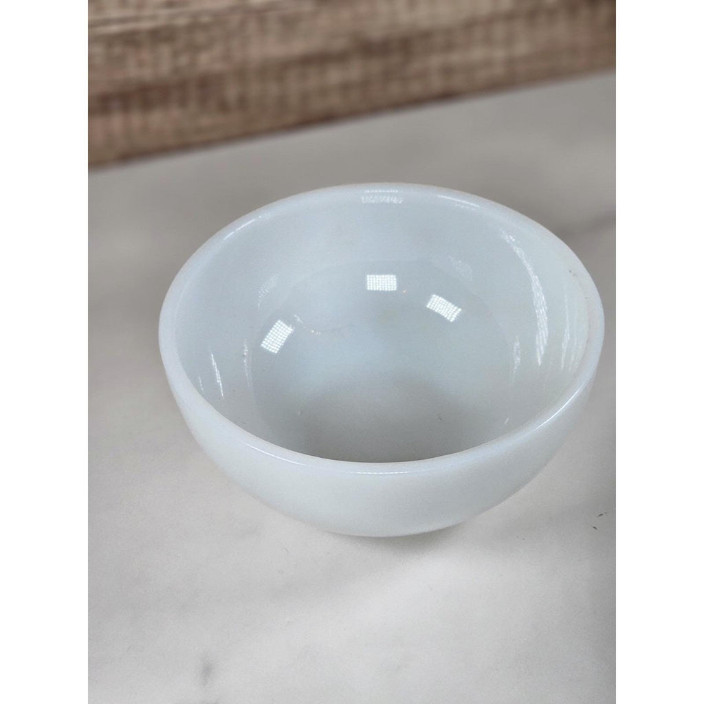 Vintage Anchor Hocking Milk Glass Mug & Bowl Set | Classic White