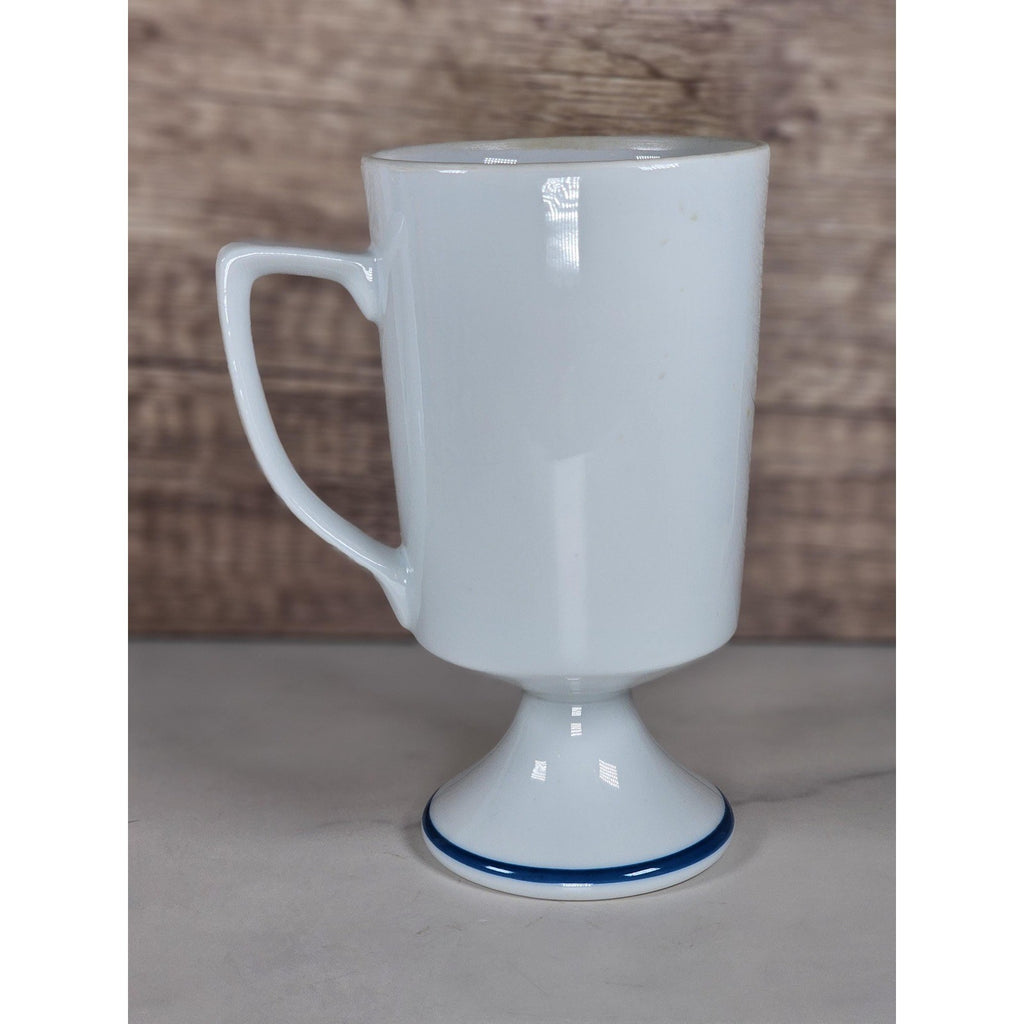 Vintage Fred Roberts Colonial Soldiers Mug Revolutionary War Pedestal Cup