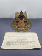 Block Island Southeast Lighthouse Historic American Lighthouses The Danbury Mint