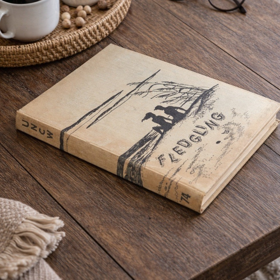 Vintage UNCW 1974 Yearbook – "Fledgling" Hardcover