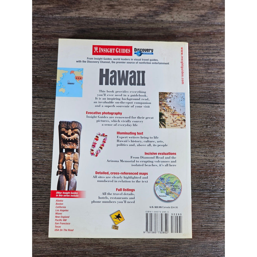 Insight Guides Hawaii Travel Guide Book Discovery Channel Edition 2000