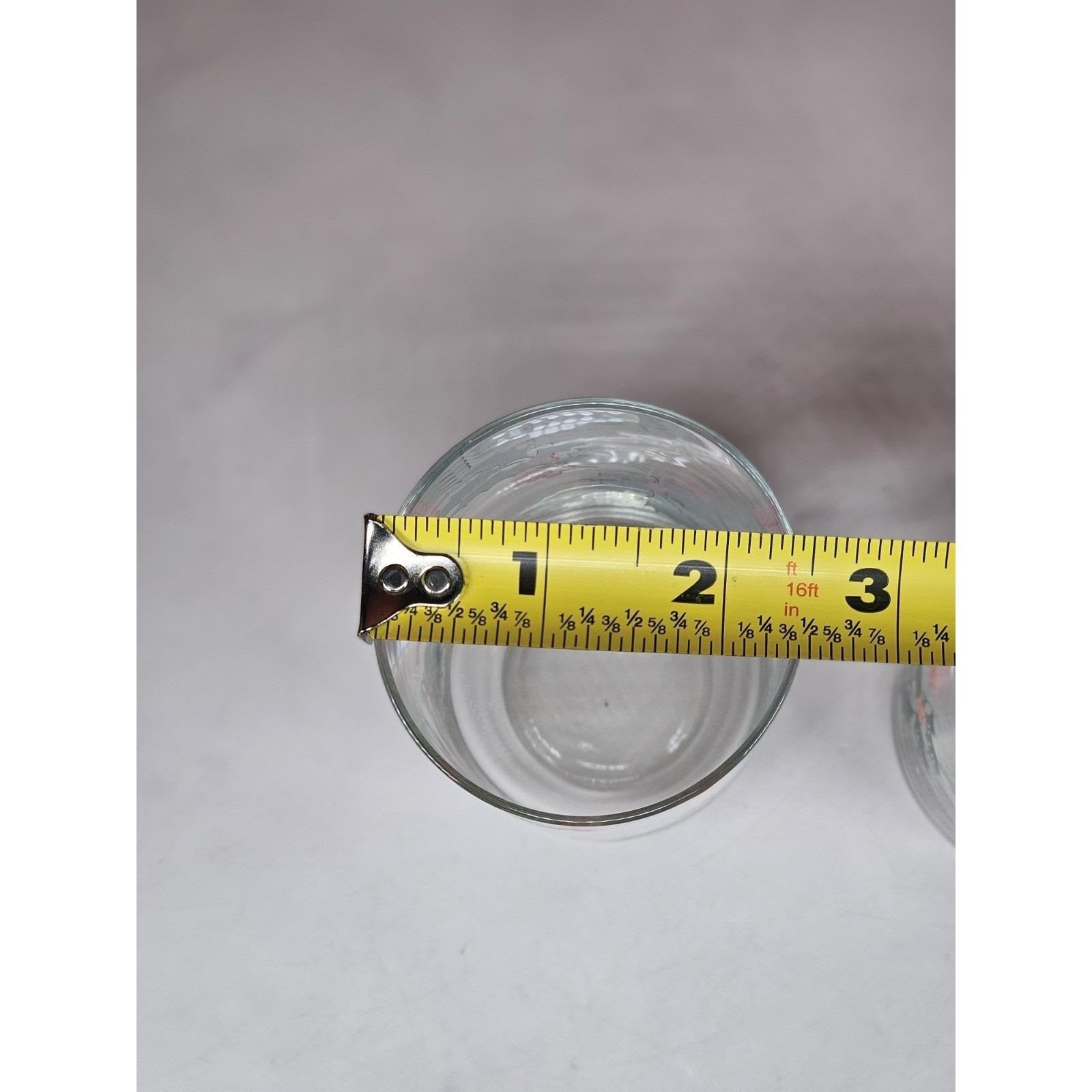 Vintage Indiana Glass Christmas Holly Tumblers Set of 2 Holiday Glasses