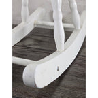Vintage Wooden Doll Rocking Chair White 16" Cottage Style 80s 90s