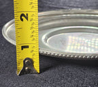 MCM Vintage BW Buenilum Hand Forged Hammered Aluminum Plate 6 1/2" Collectible